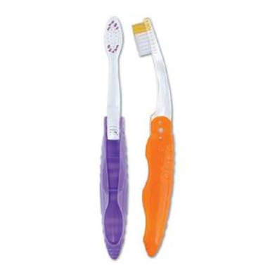 Rejse tandbørste med tandpasta